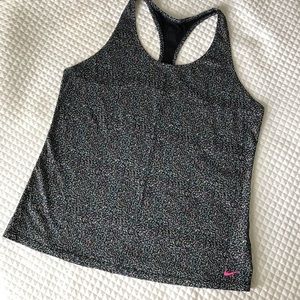 Nike Racerback Colorful Dots Workout Tank